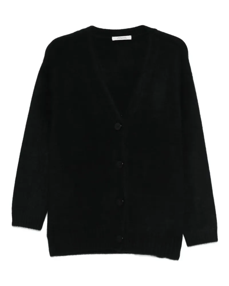Dorothee Schumacher Cardigan mit V-Ausschnitt - Schwarz Schwarz