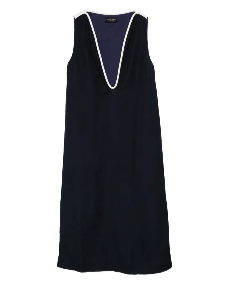 Adriana Degreas V-neck maxi dress - Blau Blau