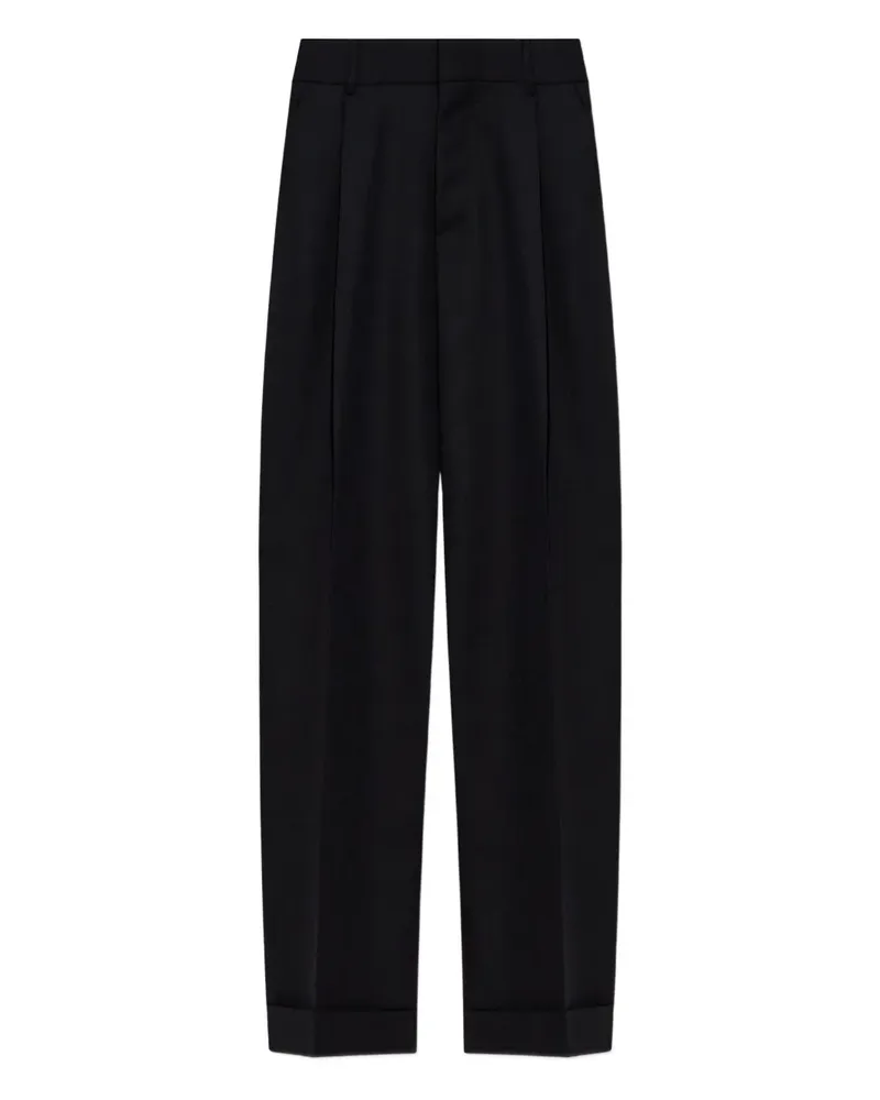 Dsquared2 Hose mit Bundfalten - Schwarz Schwarz