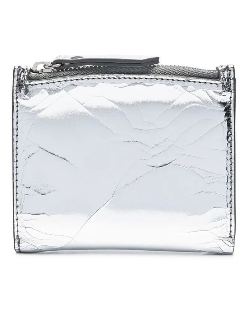 Maison Margiela Faltbares Broken Mirror Portemonnaie - Silber Silber