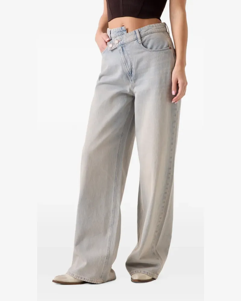 Guess Gina Jeans mit asymmetrischem Bund - Blau Blau