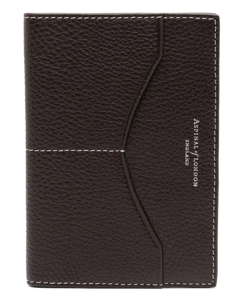 Aspinal of London Hudson passport cover - Rot Rot