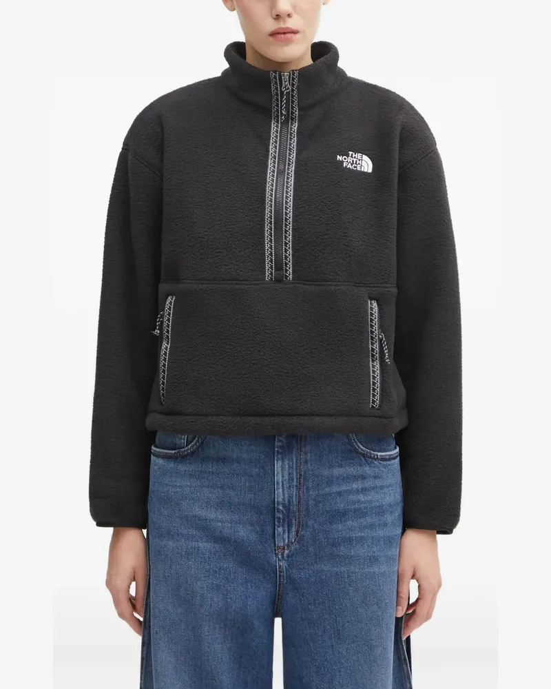 The North Face zip-fastening sweatshirt - Schwarz Schwarz