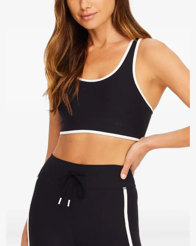 The Upside Sol Jade Sport-BH mit Racerback - Schwarz Schwarz