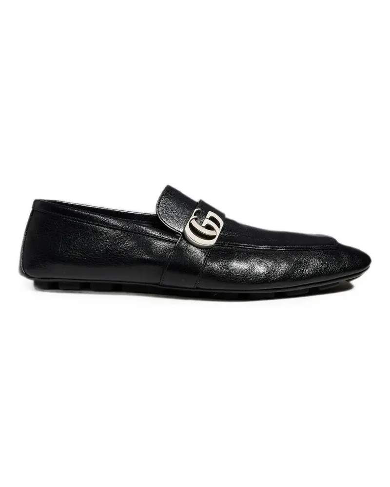 Gucci Double G leather loafers - Schwarz Schwarz