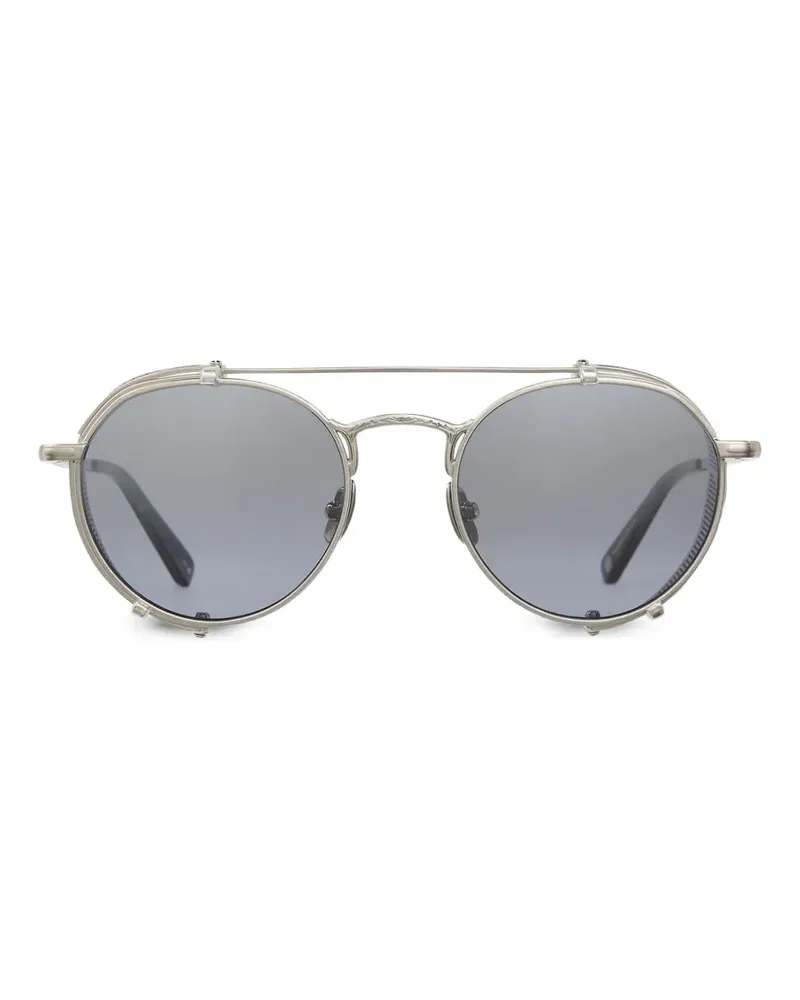 Garrett Leight Ocampo round-frame sunglasses - Silber Silber
