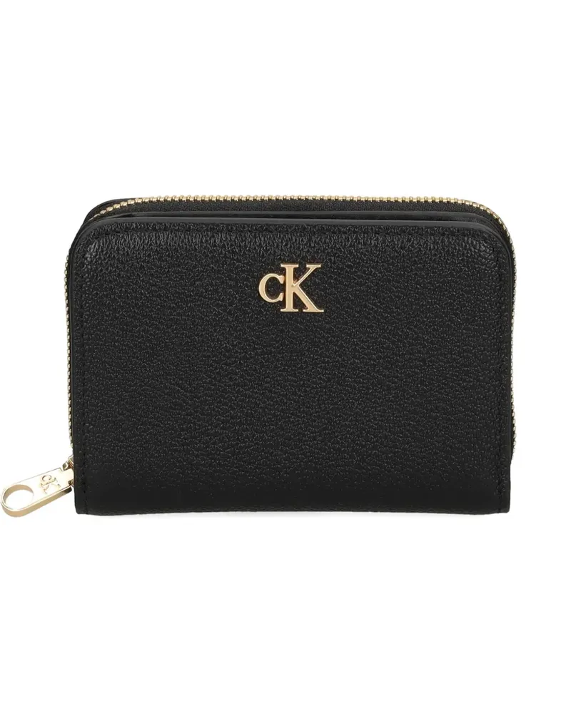Calvin Klein Portemonnaie mit Logo - Schwarz Schwarz