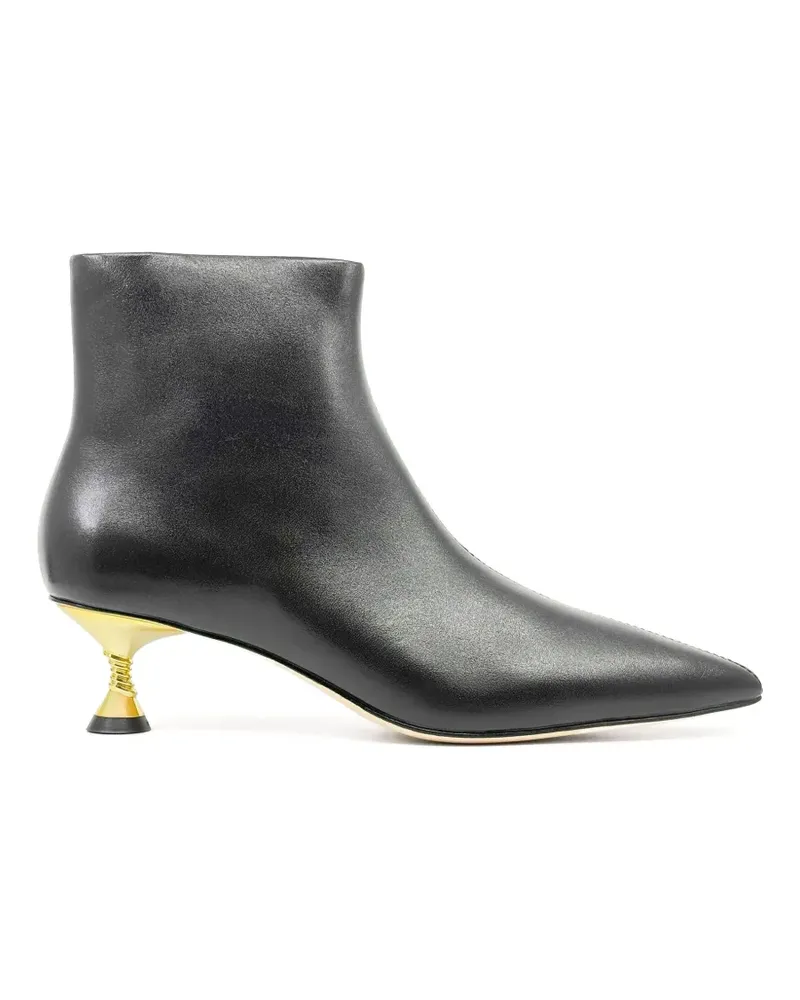 Studio Amelia Palmela Stiefeletten mit spitzer Kappe - Schwarz Schwarz