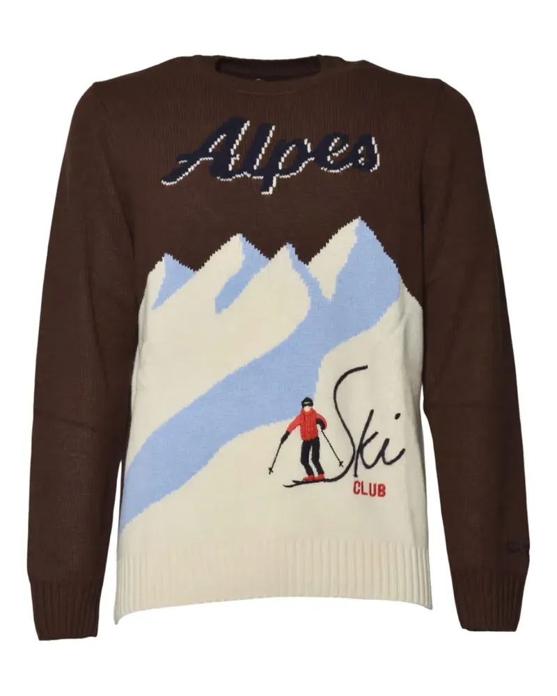 MC2 Saint Barth Pullover mit Rundhalsausschnitt - Braun Braun