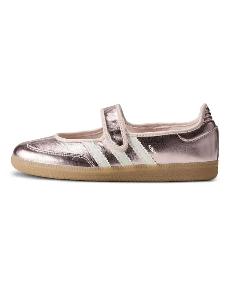 adidas Samba Jane metallic leather sneakers - Rosa Rosa