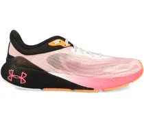 Sneakers mit Netzeinsatz - Rosa