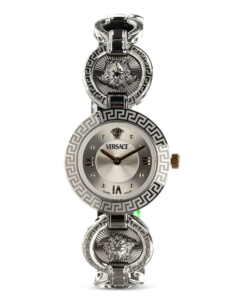 Versace Greca Medusa Armbanduhr 28mm - Silber Silber