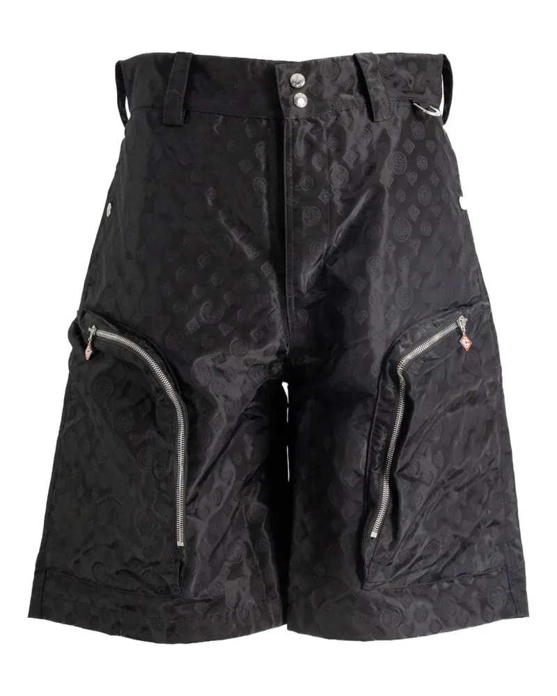Casablanca Paris zip shorts - Schwarz Schwarz