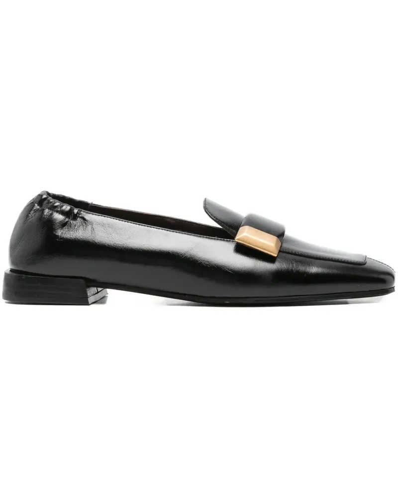 FESTA Milano Alisa Loafer mit Schnallendetail - Schwarz Schwarz
