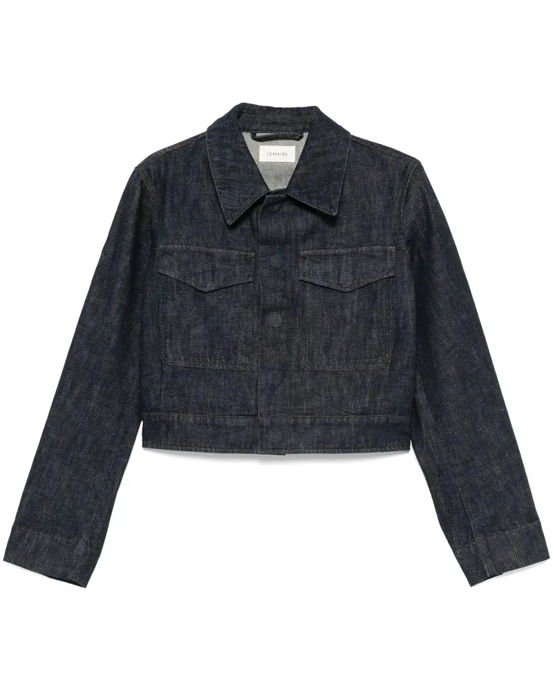 Christophe Lemaire Two Pocket Cropped-Jacke - Blau Blau