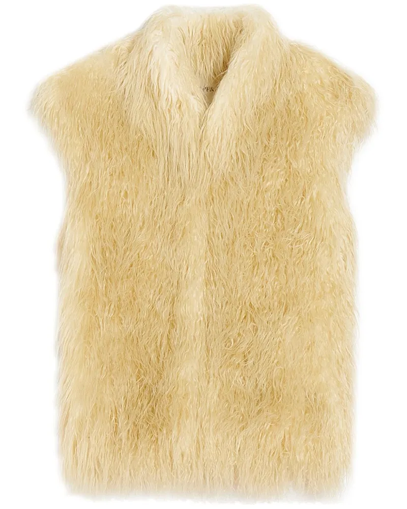 APPARIS Laila Weste aus Faux Fur - Nude Nude