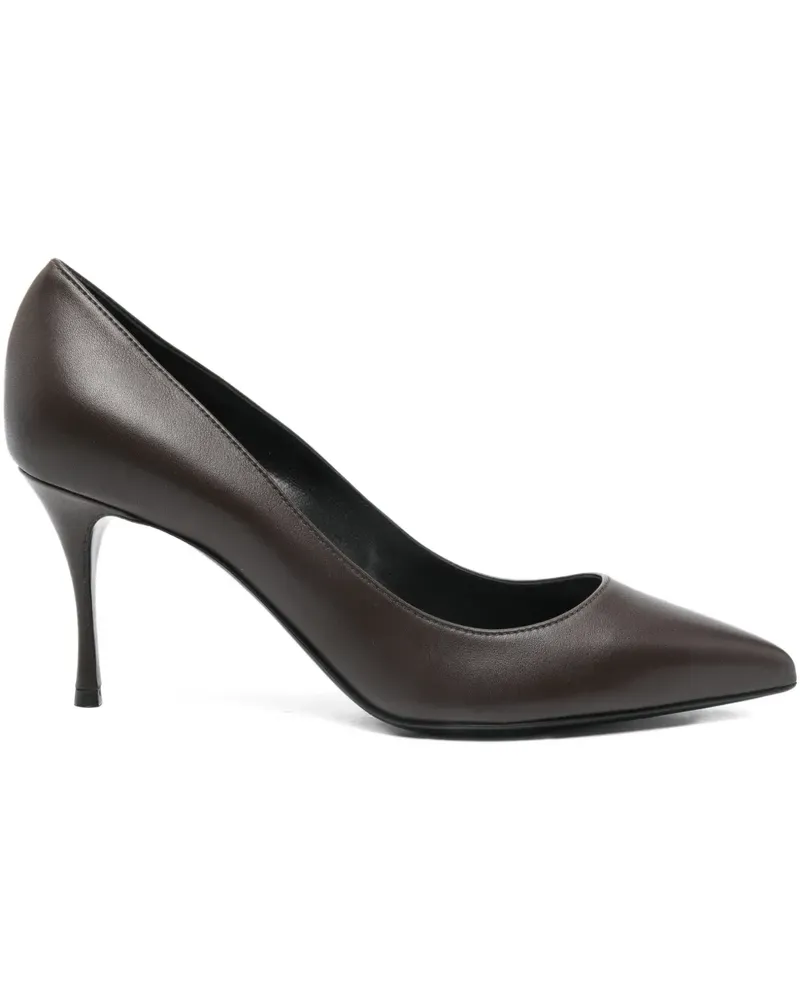 Sergio Rossi Pumps mit spitzer Kappe - Braun Braun
