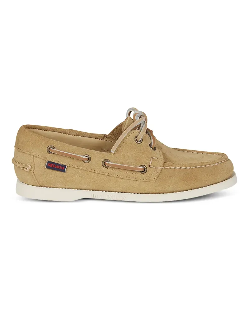 Sebago Portland suede boat shoes - Nude Nude