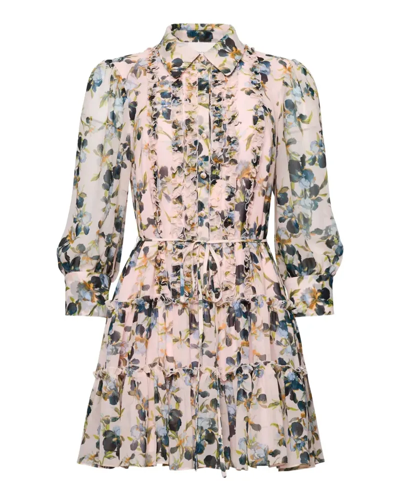 Cinq à Sept Rhys Kleid mit Blumen-Print - Rosa Rosa