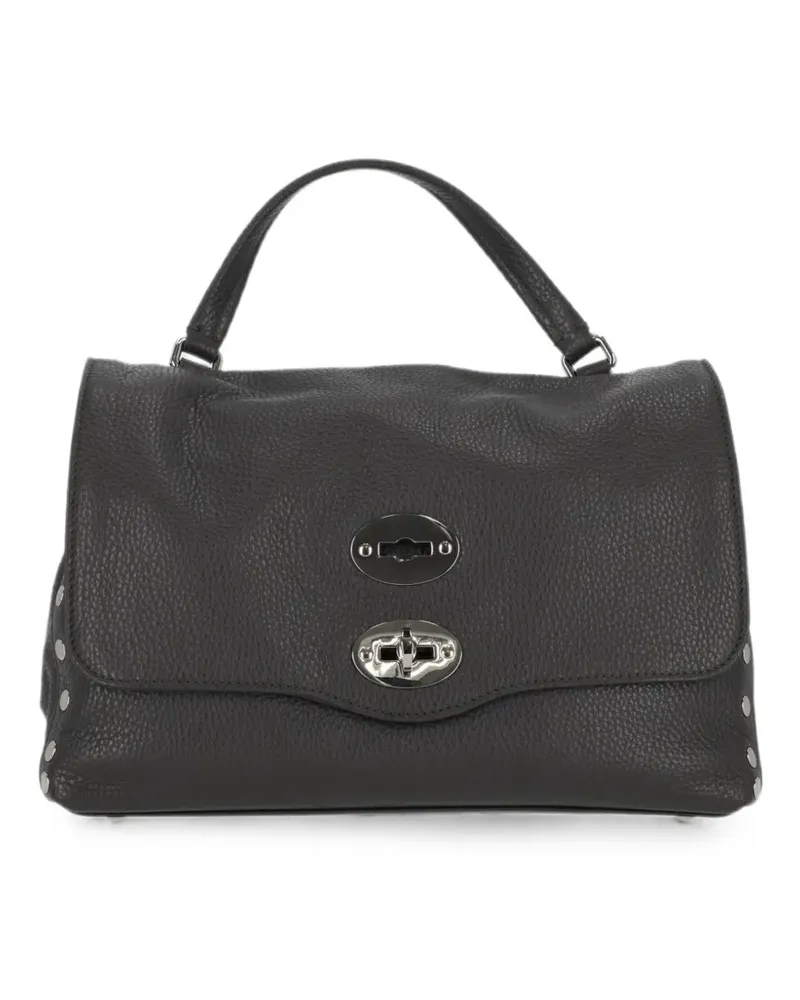 Zanellato small Postina® studded tote bag - Schwarz Schwarz