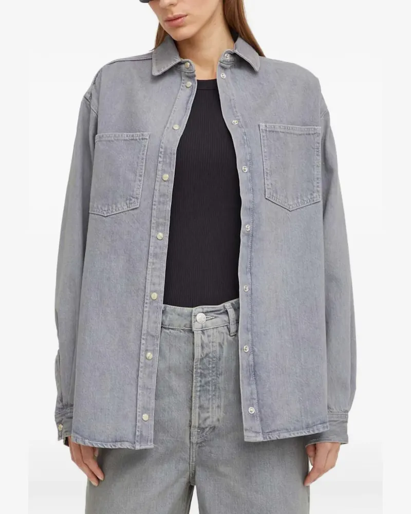 Samsøe & Samsøe Klassisches Hemd - Grau Grau