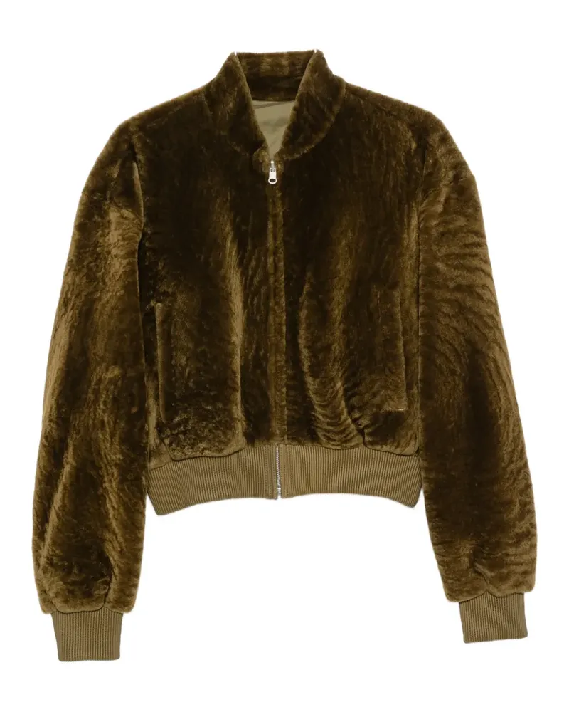 Arma shearling-trimmed reversible bomber jacket - Schwarz Schwarz