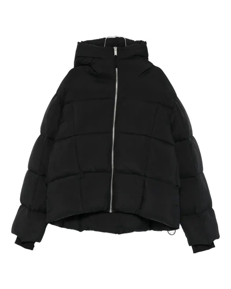 THOM KROM zip-up hooded jacket - Schwarz Schwarz