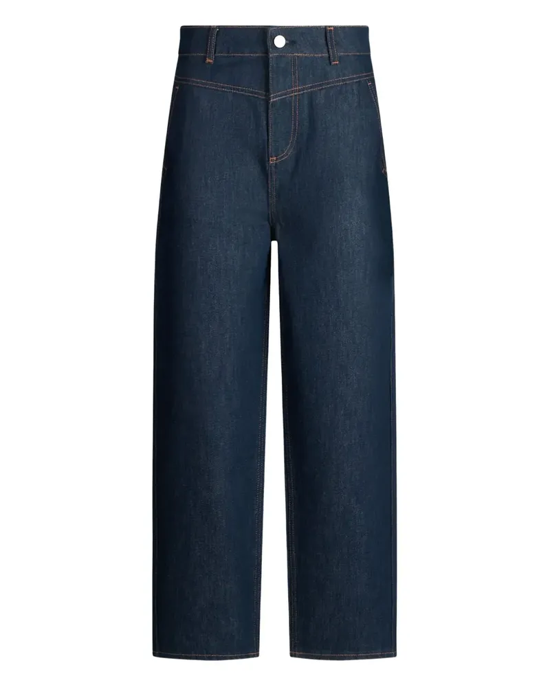 Liu Jo Jeans mit Logo-Patch - Blau Blau