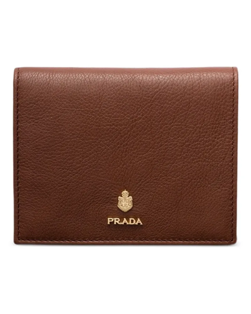 Prada small leather wallet - Braun Braun