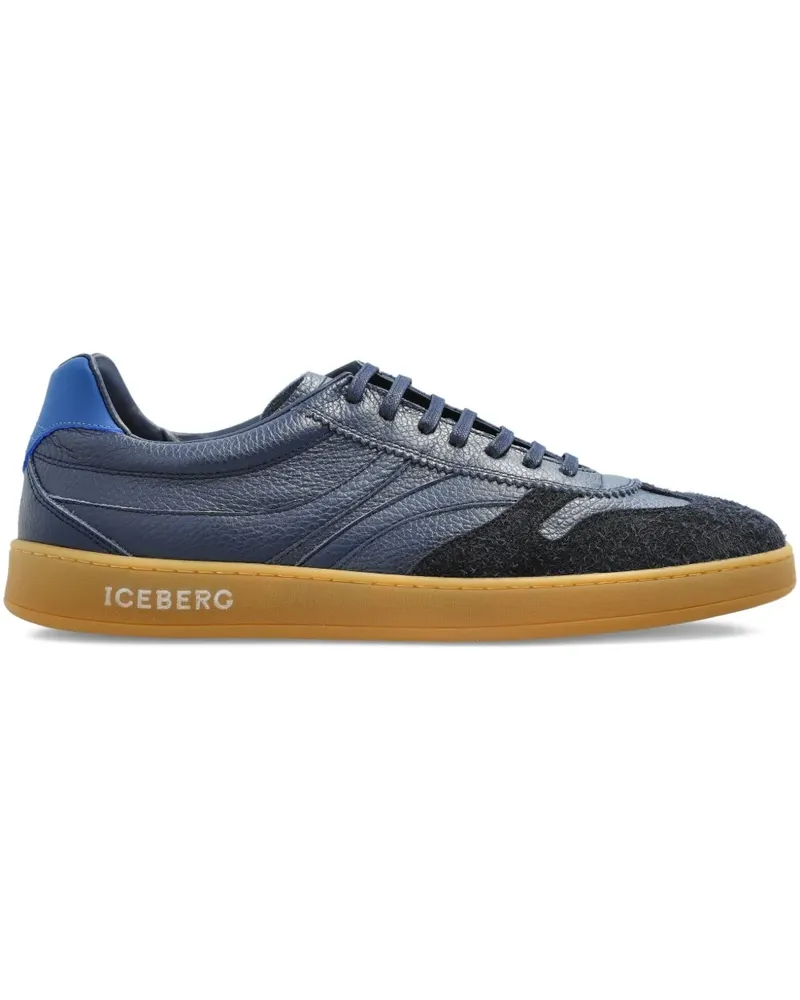 Iceberg Sneakers mit Wildledereinsätzen - Blau Blau
