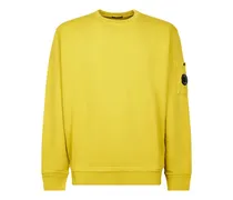 Sweatshirt mit aufgesetzter Tasche - Gelb