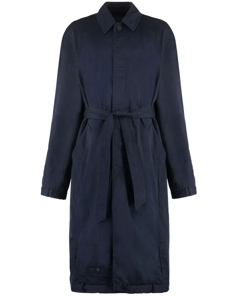 Balenciaga Langer Deconstructed Mantel - Schwarz Schwarz