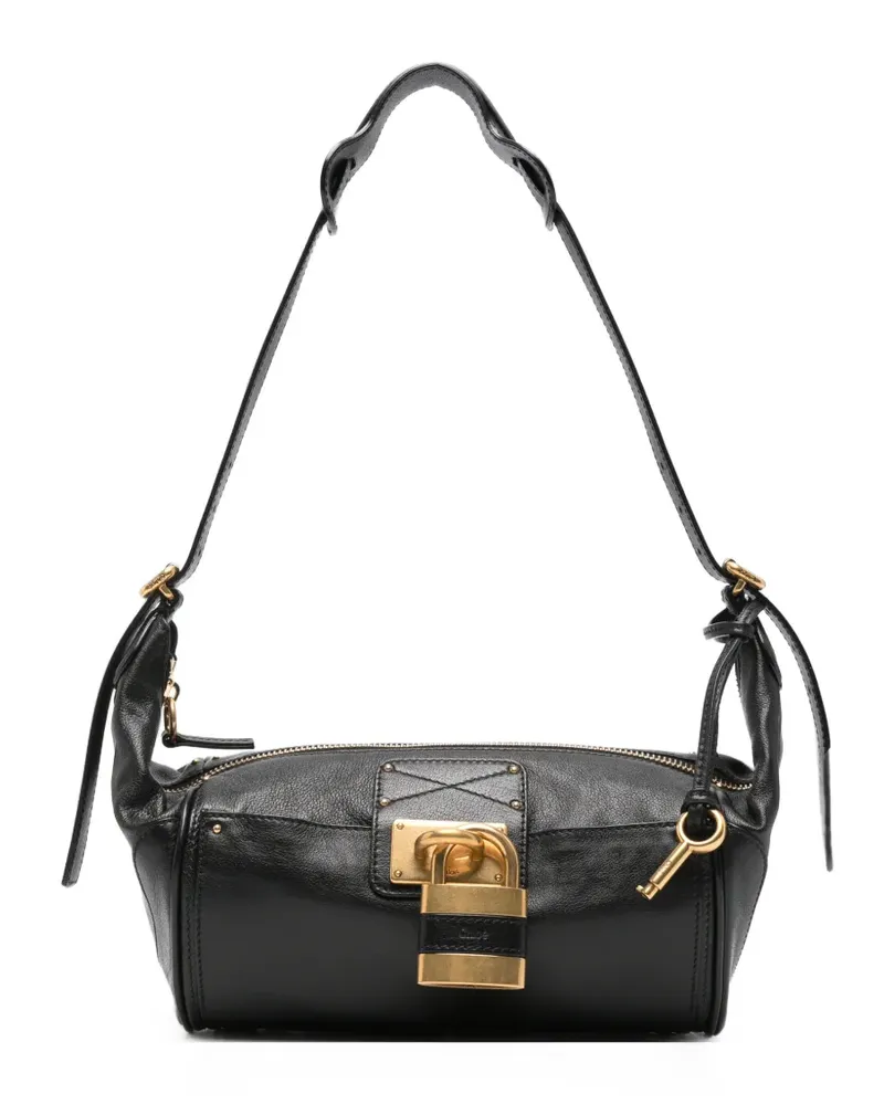 Chloé Paddington grained-leather shoulder bag - Schwarz Schwarz