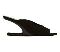 Sandalen aus Wildleder - Schwarz