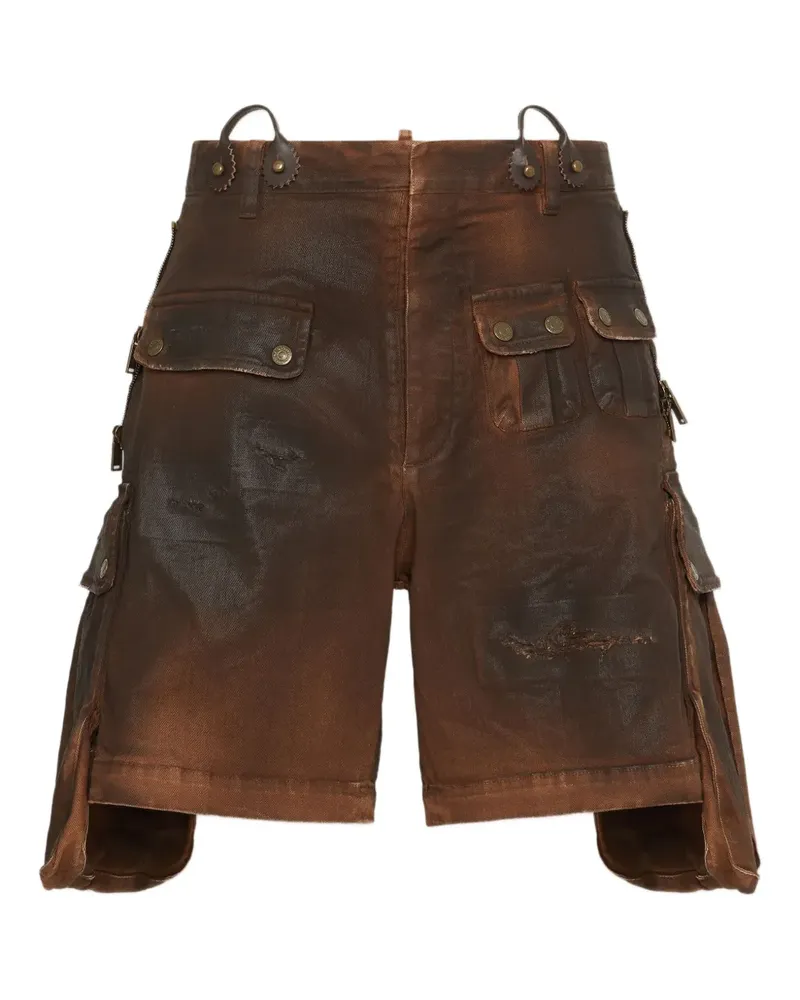 Dsquared2 Klassische Cargo-Shorts - Braun Braun