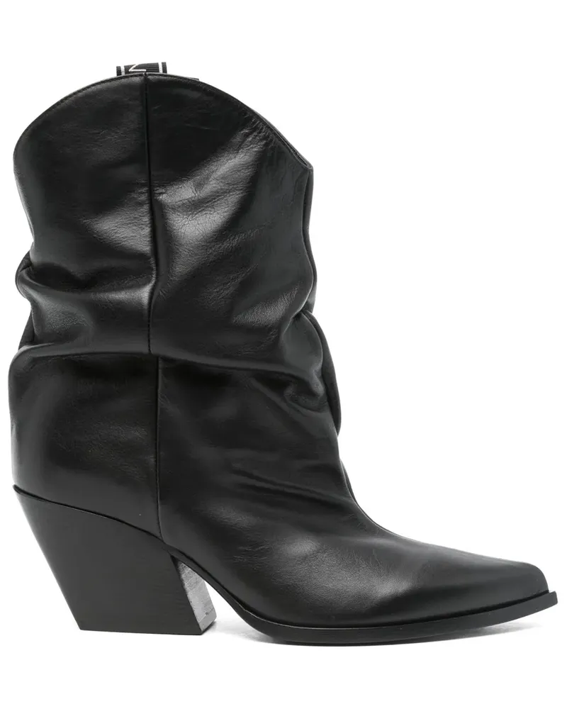 Elena Iachi Stivali Stiefel 75mm - Schwarz Schwarz