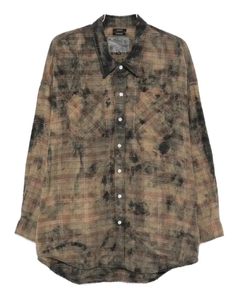 R13 plaid pocket shirt - Braun Braun