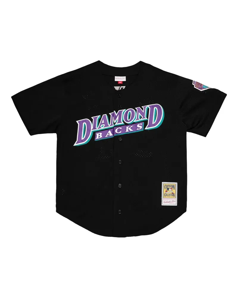 Mitchell & Ness Authentic BP MLB Arizona Diamondbacks 1999 Randy Johnson T-Shirt - Schwarz Schwarz