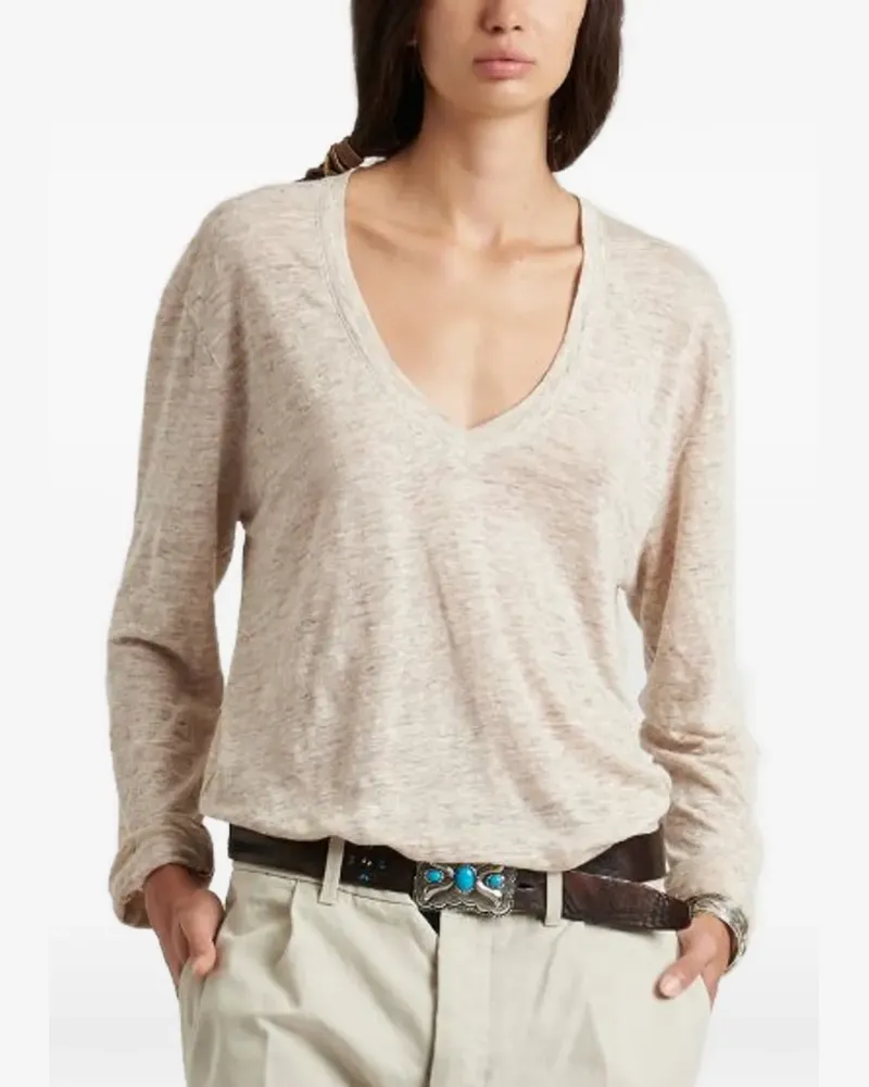 Fortela long-sleeve V-neck T-shirt - Grau Grau