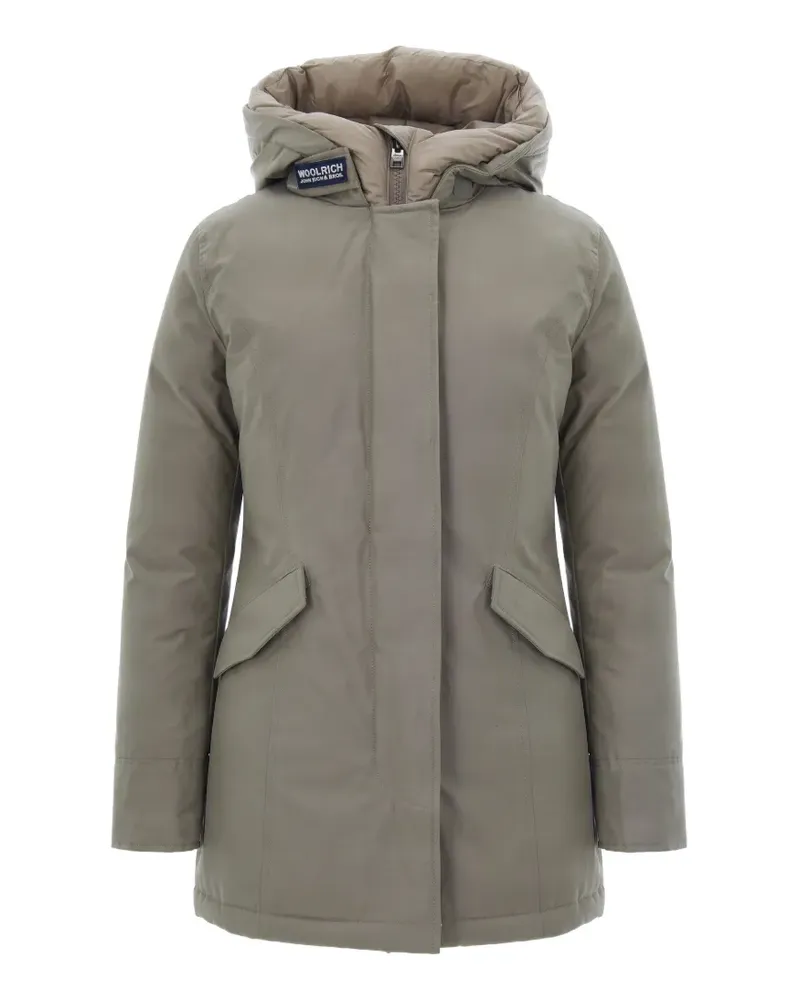 Woolrich hooded padded parka coat - Grau Grau