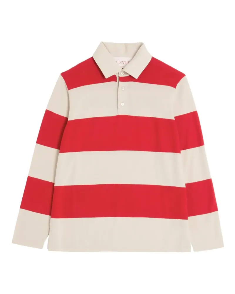 Valentino Garavani Poloshirt mit Chez-Patch - Rot Rot