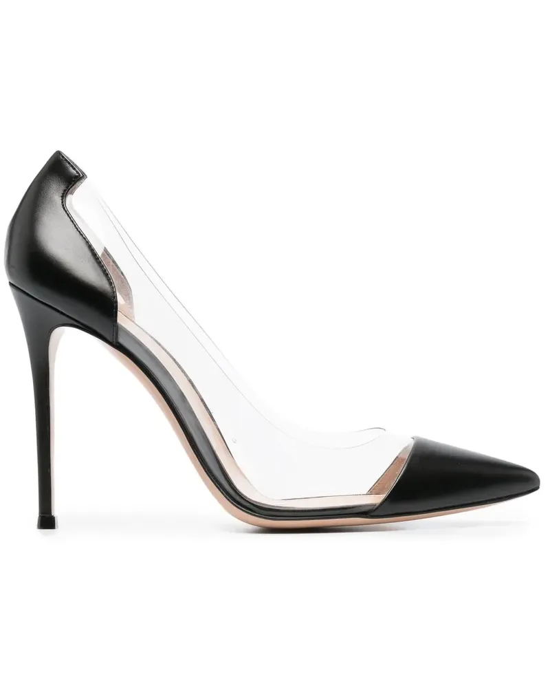 Gianvito Rossi Pumps mit spitzer Kappe 105mm - Schwarz Schwarz