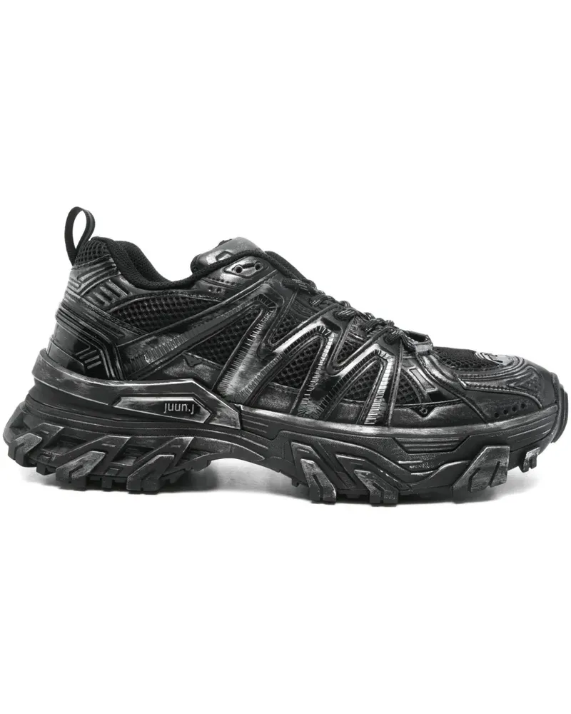 JUUN.J Sneakers mit Einsätzen - Schwarz Schwarz