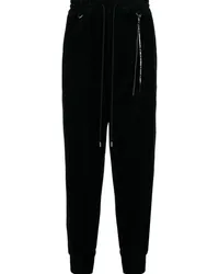 Mastermind World Tapered-Jogginghose mit Jacquard-Logo Schwarz