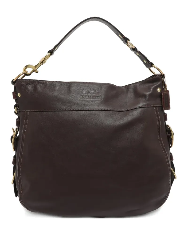 Coach Zoe leather shoulder bag - Braun Braun
