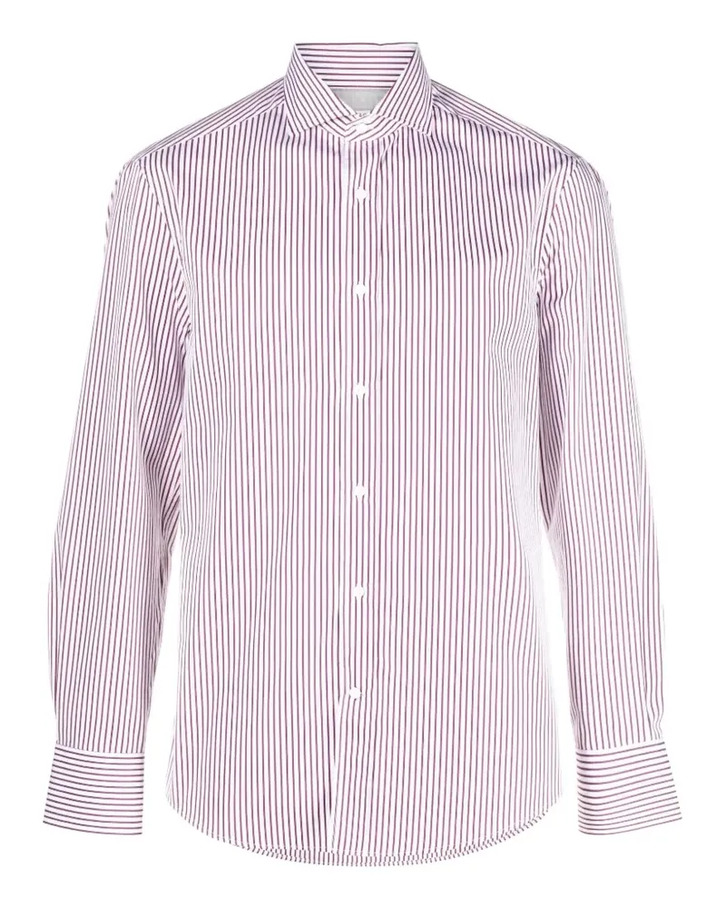 Brunello Cucinelli striped button-down shirt - Weiß Weiß