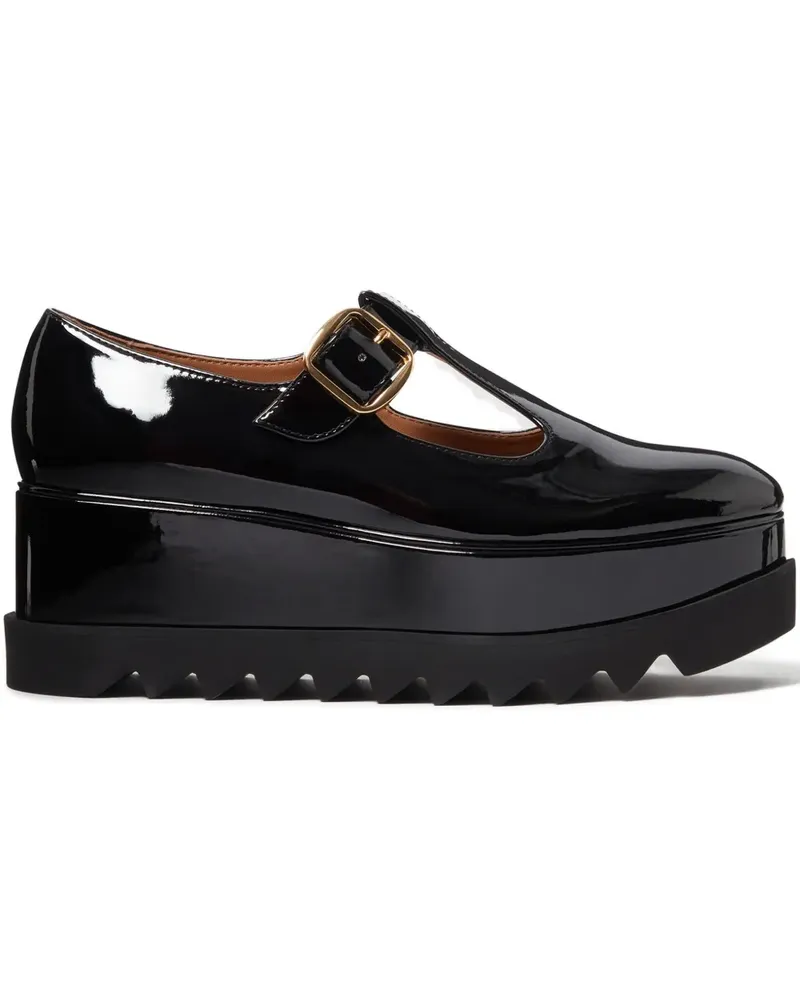 Stella McCartney Plateau-Pumps mit Schnalle - Schwarz Schwarz