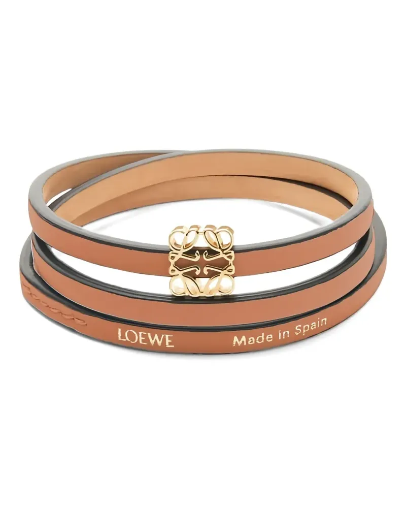 Loewe Armband aus Leder - Nude Nude