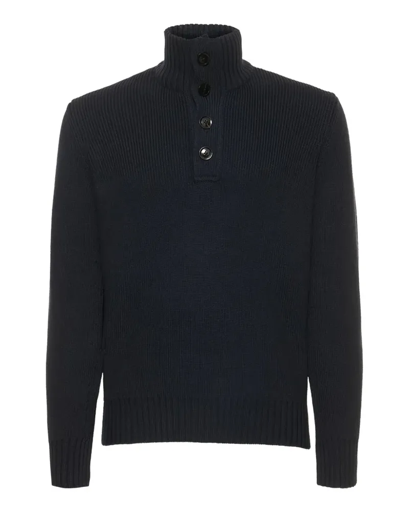 Tom Ford Pullover mit Stehkragen - Blau Blau