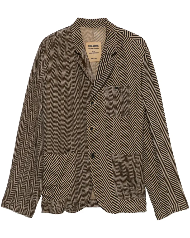 Uma Wang Jai Blazer - Schwarz Schwarz